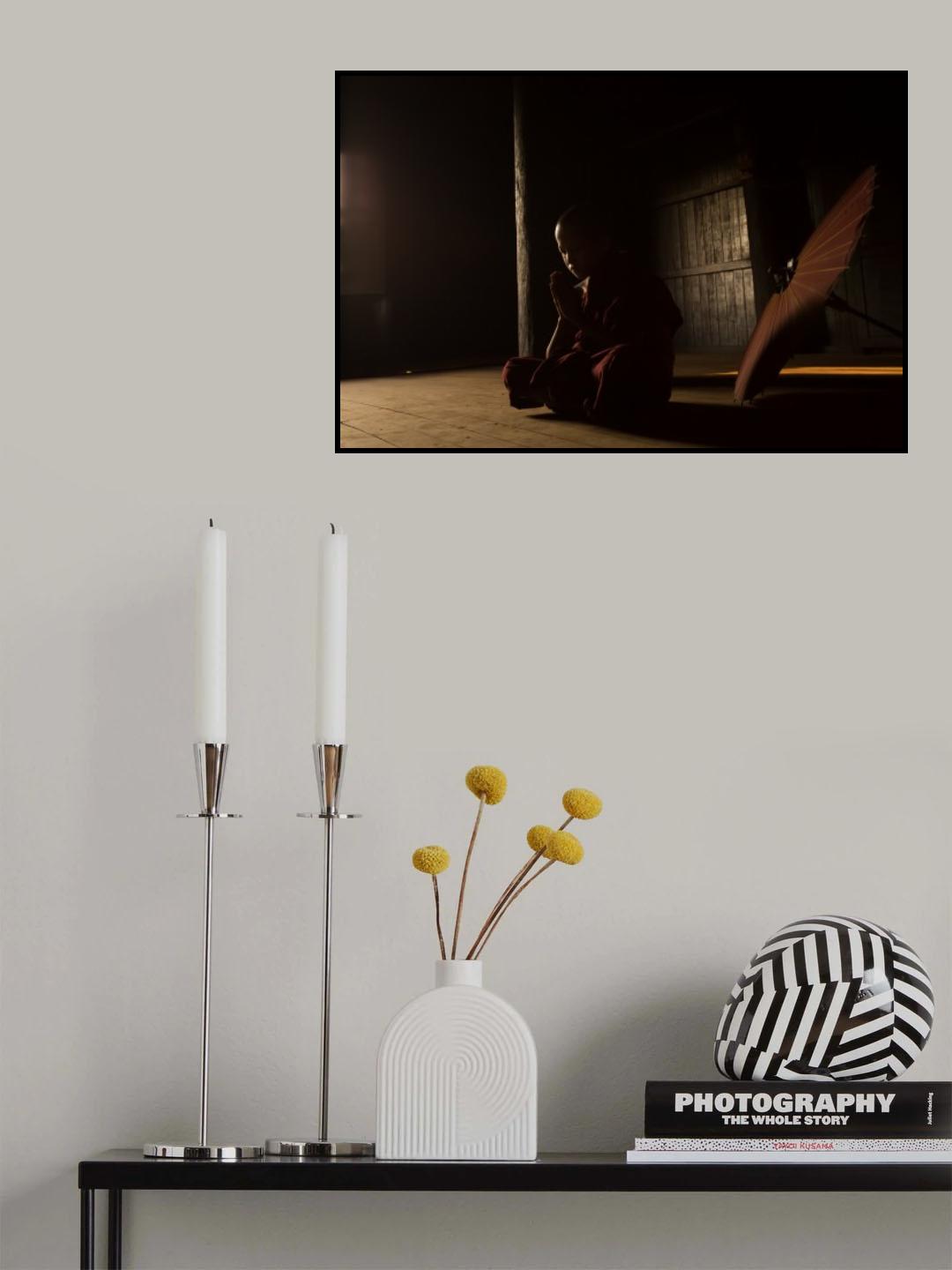 Meditation Poster och Canvastavla