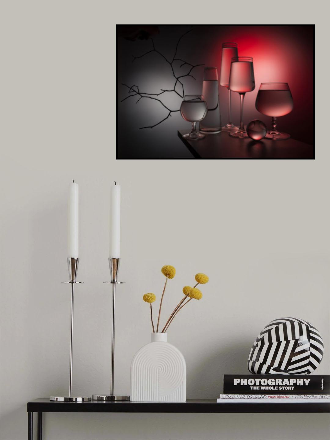From the series "Experiments with glass" Poster och Canvastavla