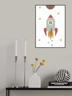 Solar Rocket Poster och Canvastavla
