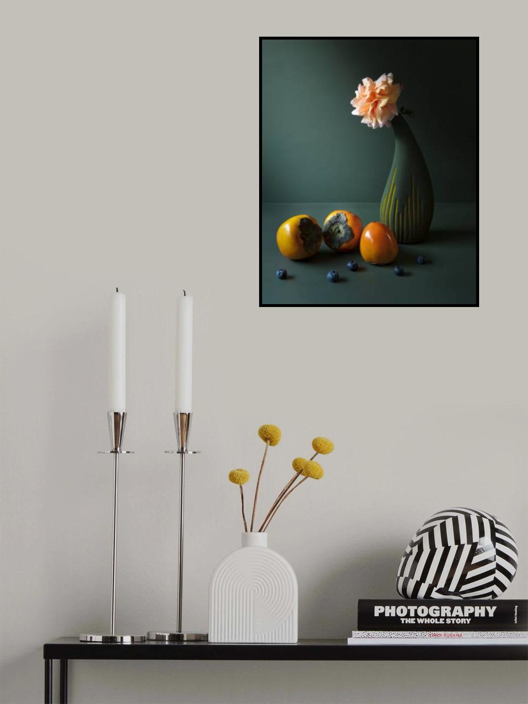 Hachiya Persimmons Poster och Canvastavla
