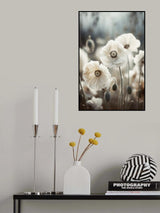 White Poppy Field No 1 Poster och Canvastavla