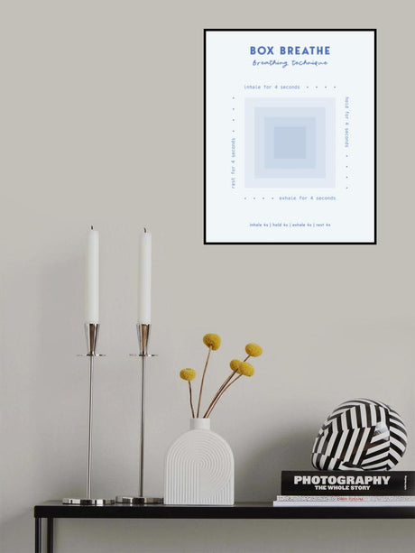 Box Breathe Poster och Canvastavla