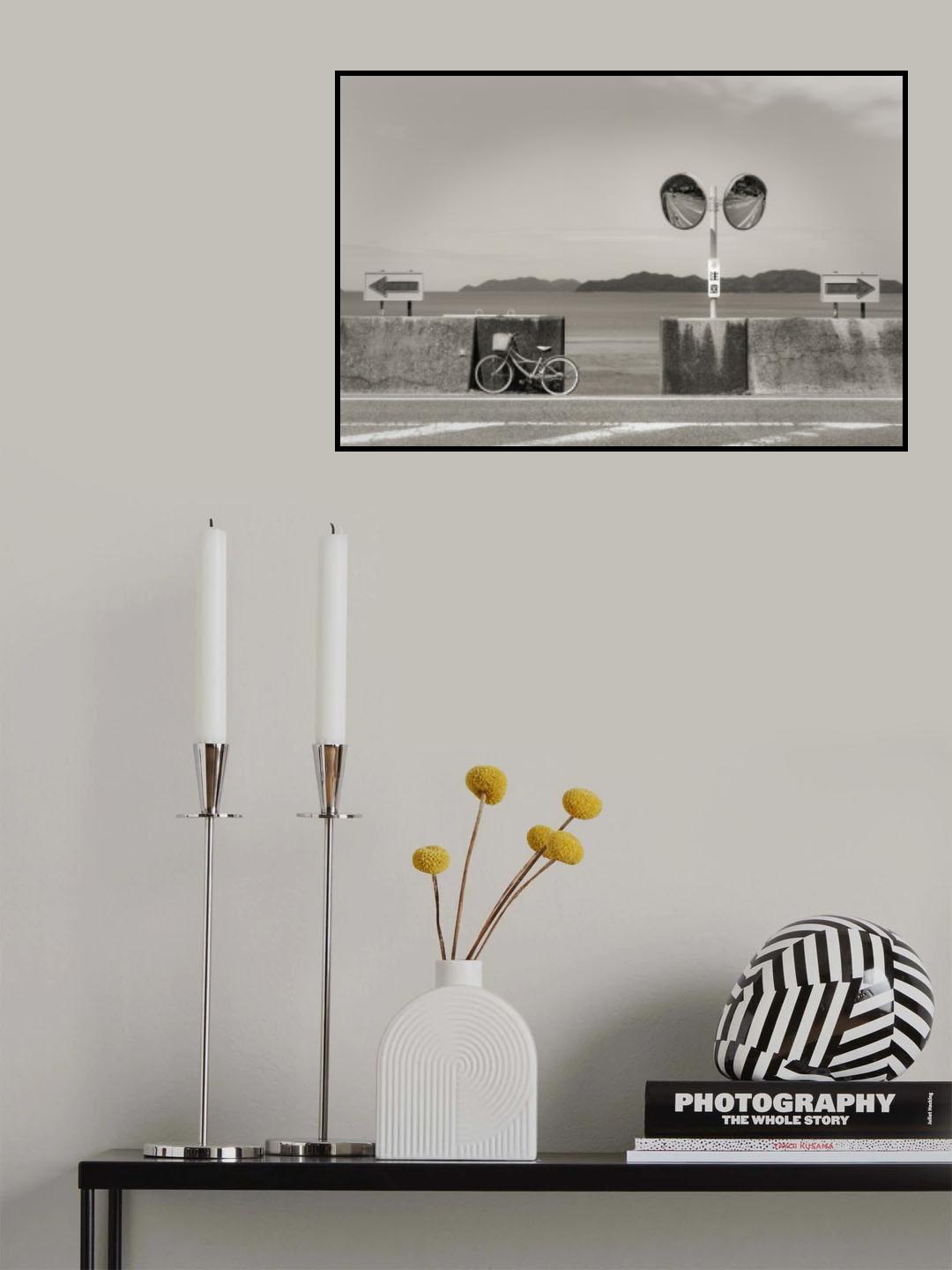 Seaside Objects_B&amp;W Poster och Canvastavla