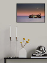 The moon and the wreck Poster och Canvastavla