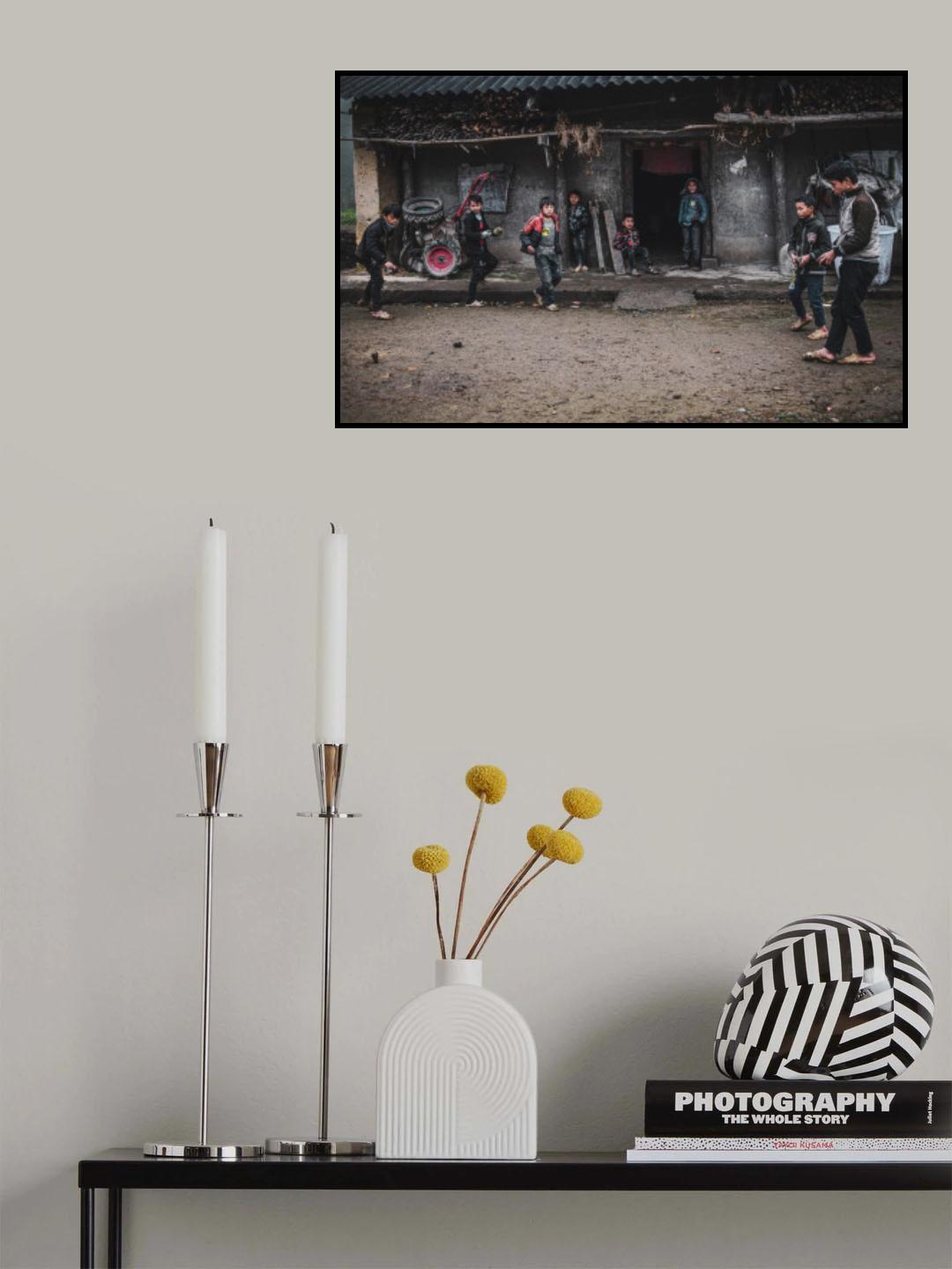 Happy children of northern Vietnam Poster och Canvastavla