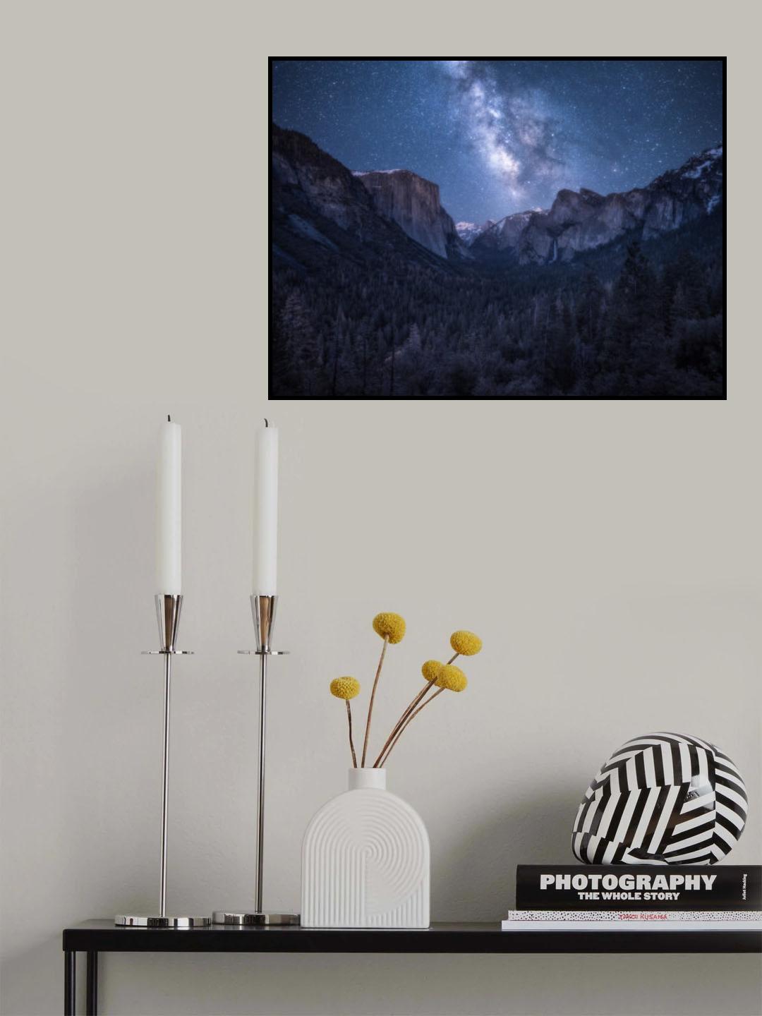 A Night in Yosemite Poster och Canvastavla