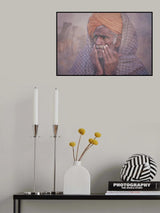 Old Rajasthani man Poster och Canvastavla