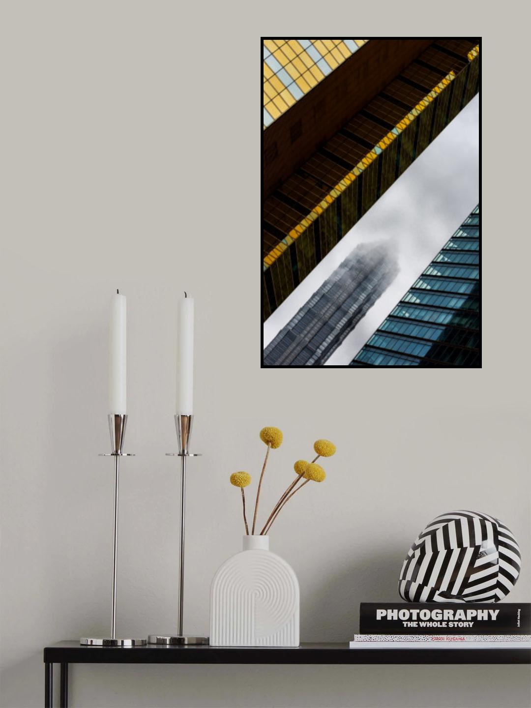 Canyon in the city Poster och Canvastavla