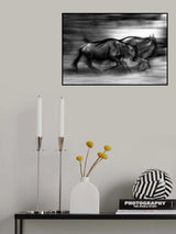 The wildebeest race Poster och Canvastavla