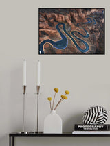 winding mountain road Poster och Canvastavla