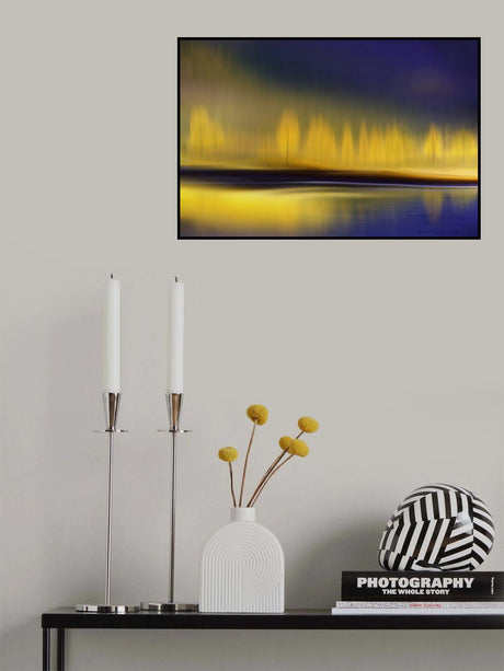 Yellow night Poster och Canvastavla