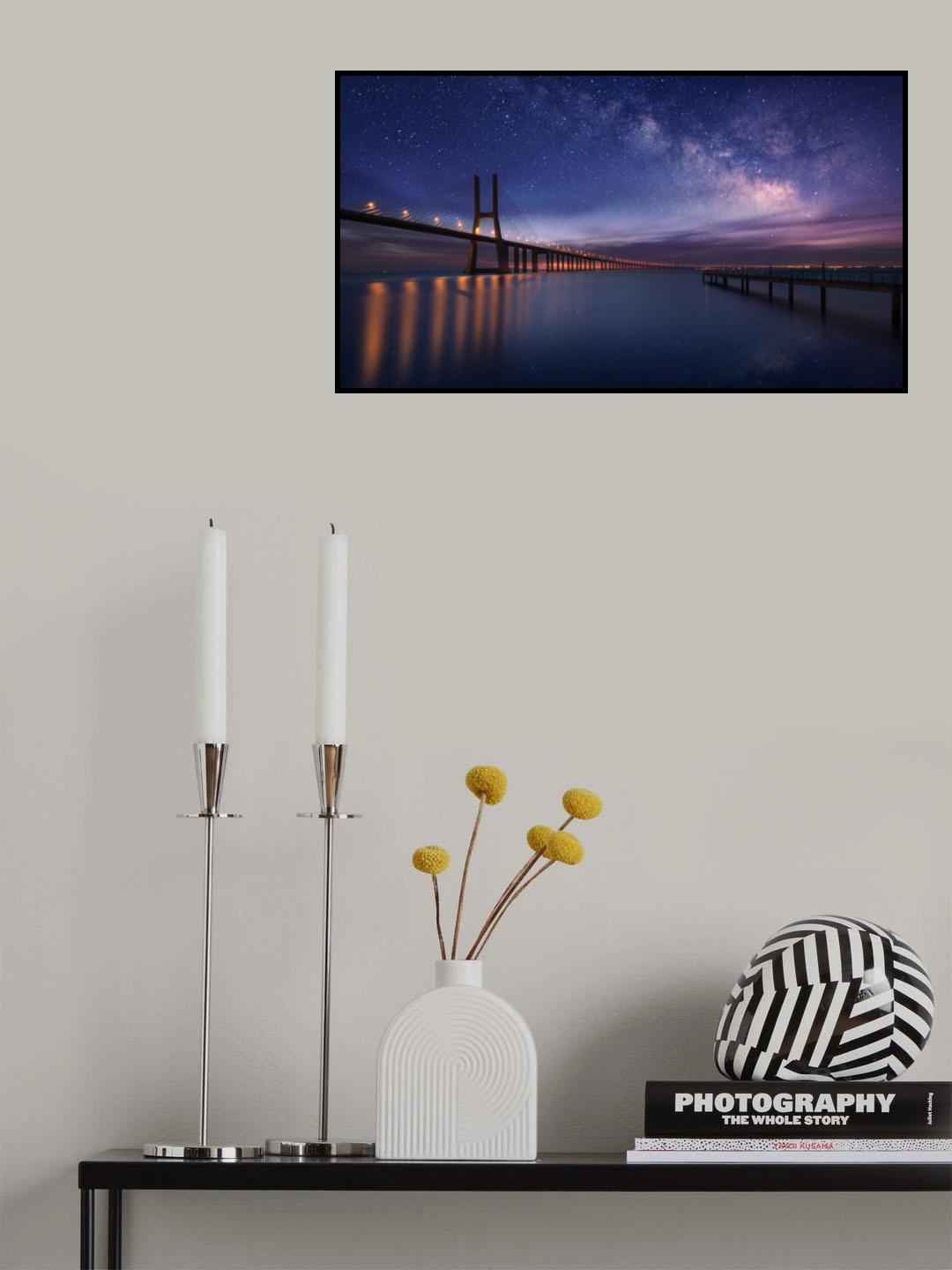 Galactic Bridge Poster och Canvastavla