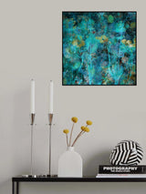 Painterly flowers Poster och Canvastavla