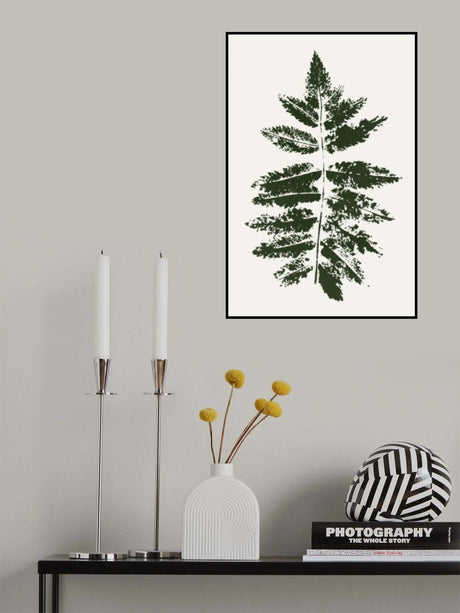 Oak Leaf Print (green) Poster och Canvastavla
