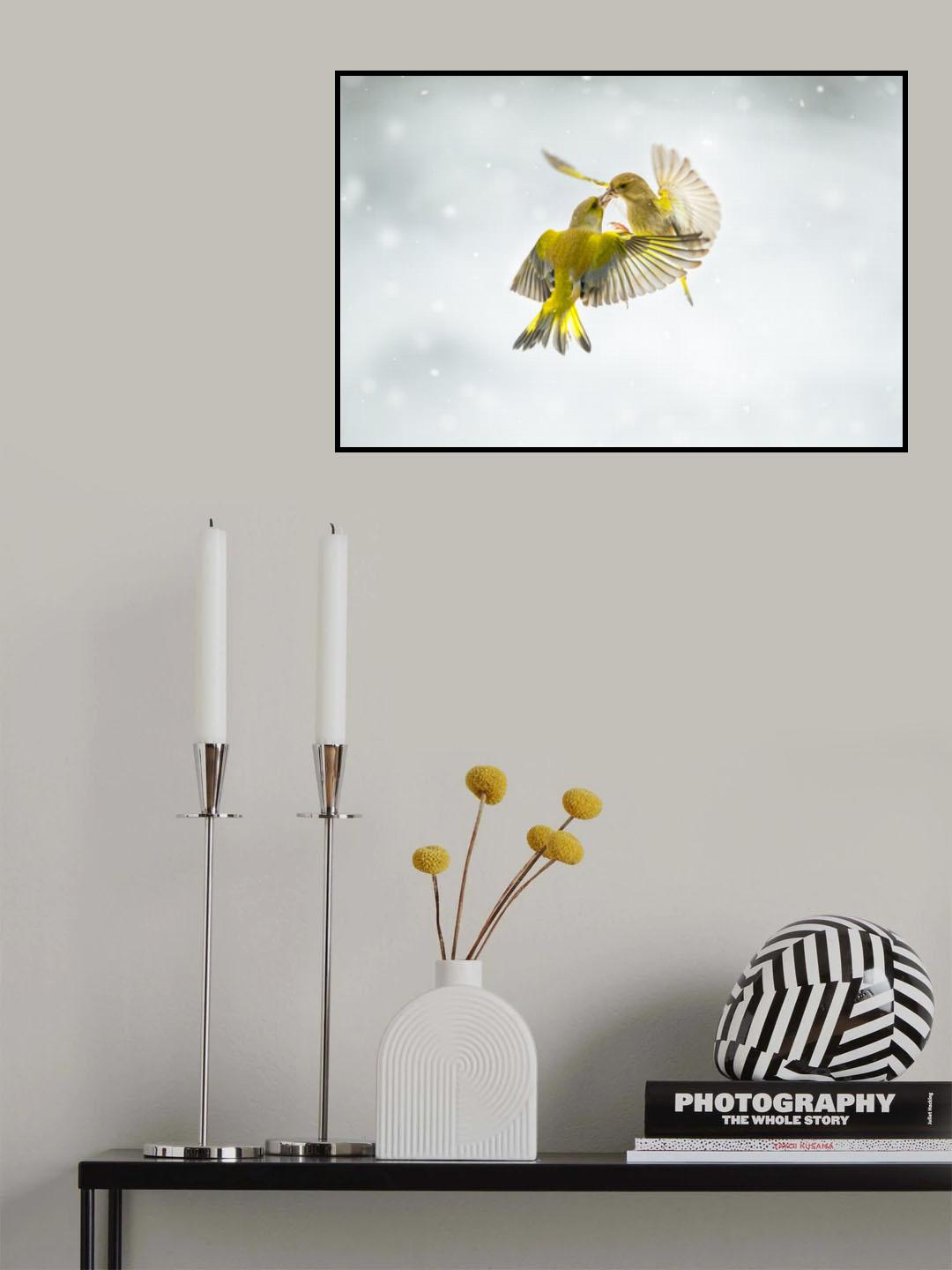 The first snow of the year Poster och Canvastavla