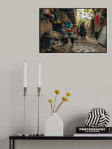 Street of Kolkata Poster och Canvastavla