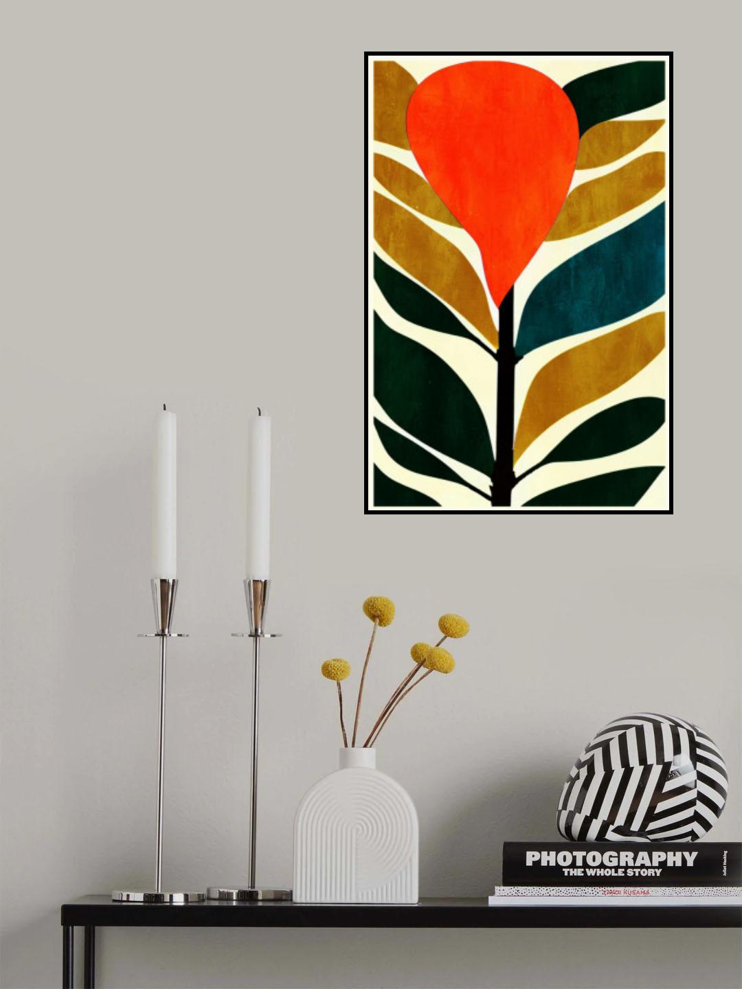 Abstract Flower No.3 Poster och Canvastavla