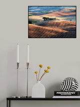 Sunset in Val d'Orcia Poster och Canvastavla