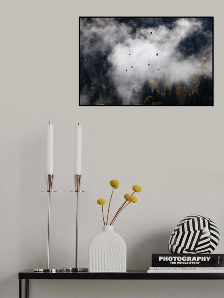 Foggy Woods 8 Poster och Canvastavla