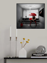 Rain in Paris Poster och Canvastavla