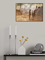 Dawn in a Himba village Poster och Canvastavla