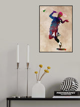 Badminton Sport Art 3 Poster och Canvastavla