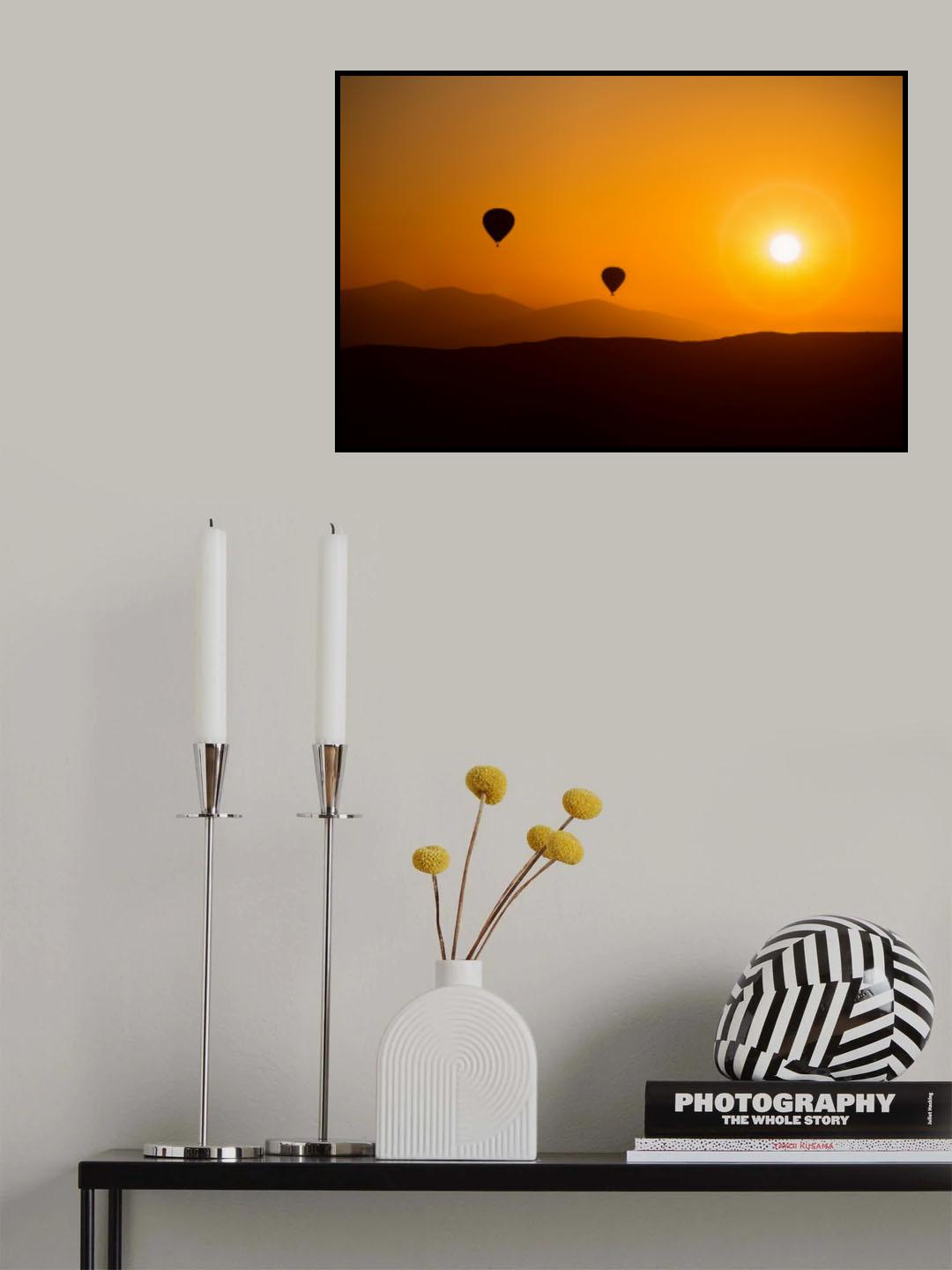 Hot Air Balloons Poster och Canvastavla