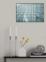 abstract facade with window Poster och Canvastavla