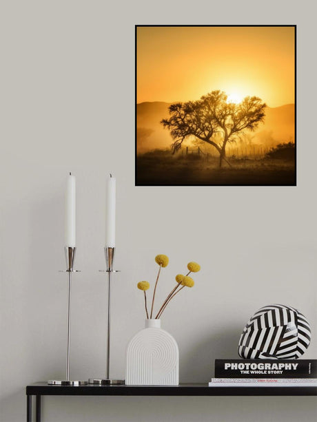Golden Sunrise Poster och Canvastavla