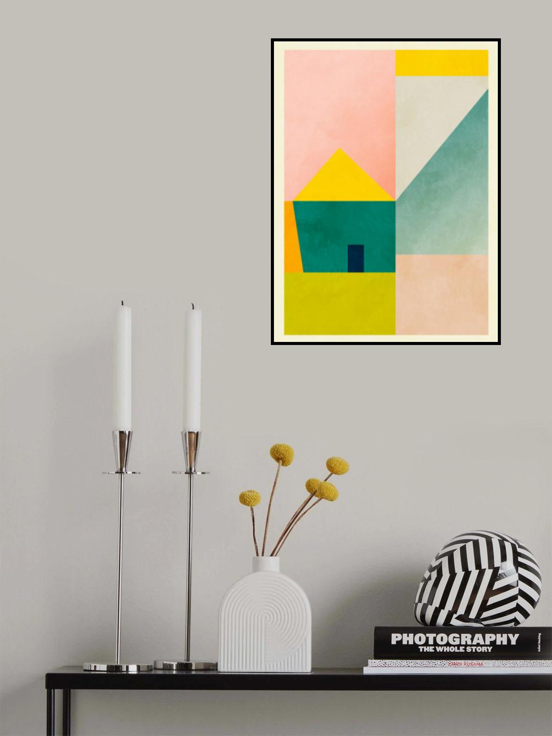Spaces 3 Haus Poster och Canvastavla