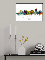 Tulsa Oklahoma Skyline Poster och Canvastavla