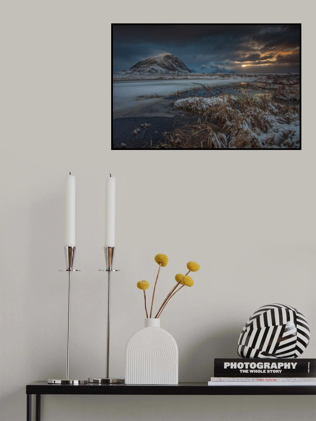 Stormy sunset Poster och Canvastavla