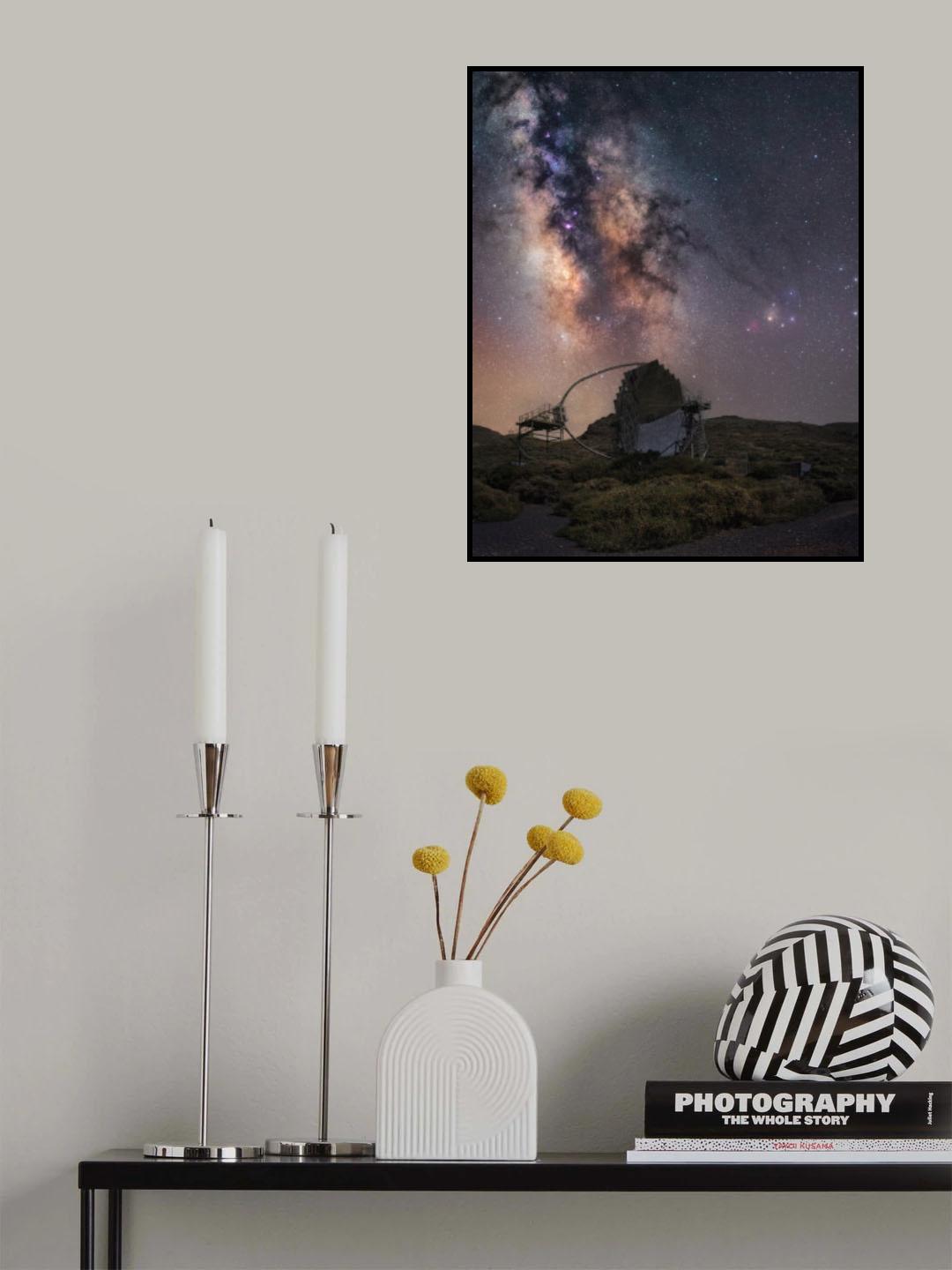 Telescope MAGIC Poster och Canvastavla