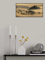 Pieniny foggy Poster och Canvastavla