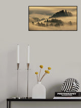 Pieniny foggy Poster och Canvastavla