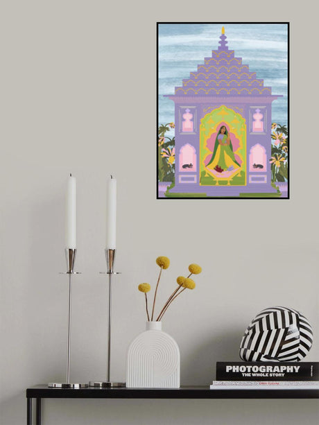 Indian Garden Poster och Canvastavla