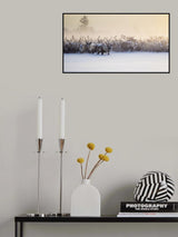 The herd is approaching Poster och Canvastavla