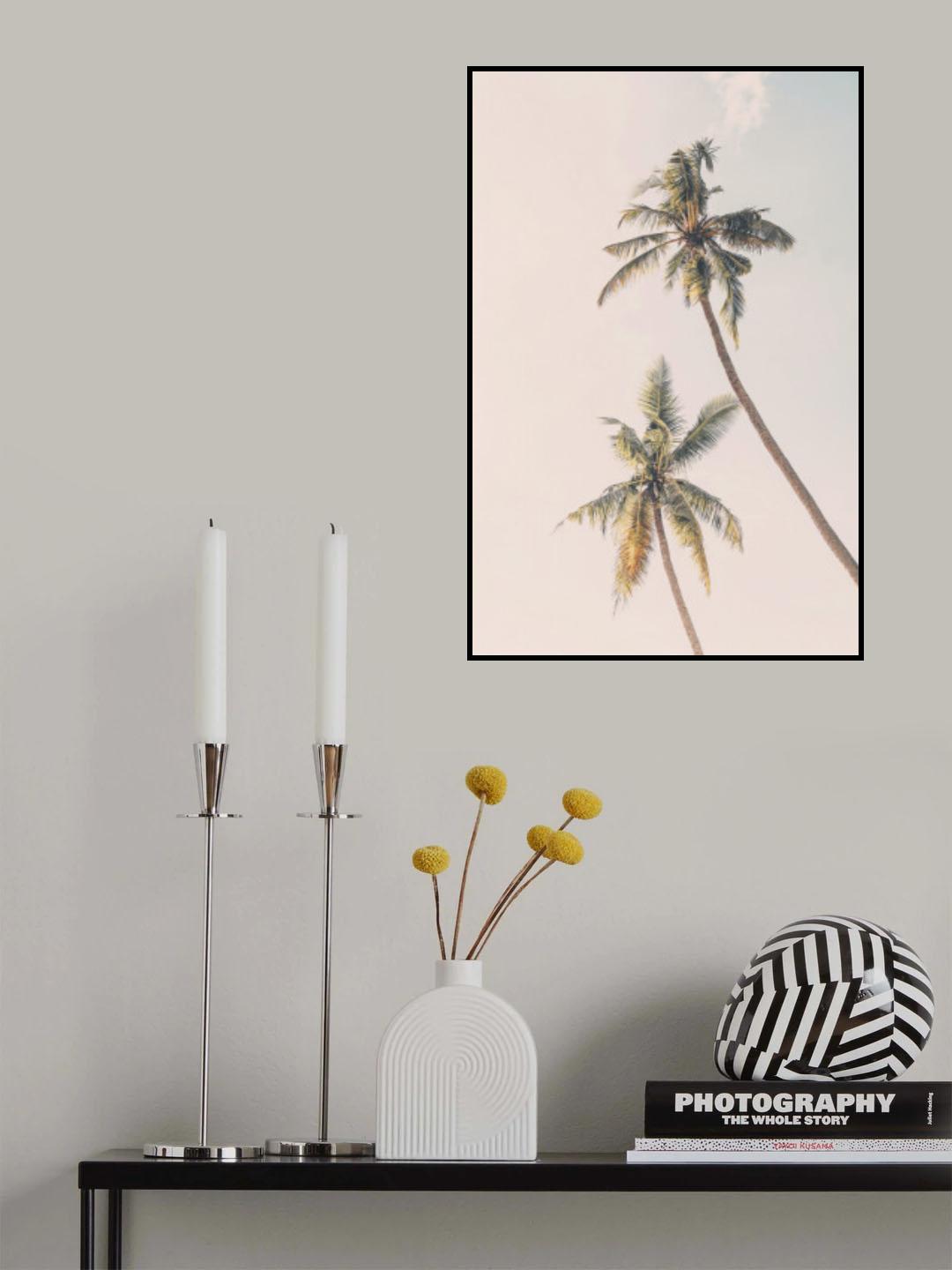 Tropical Palms Poster och Canvastavla