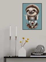 SLOTH DON'T CARE Poster och Canvastavla