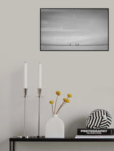 Moon and Bridge Poster och Canvastavla