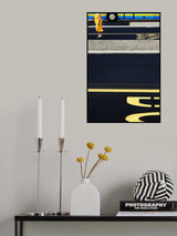 yellow line Poster och Canvastavla