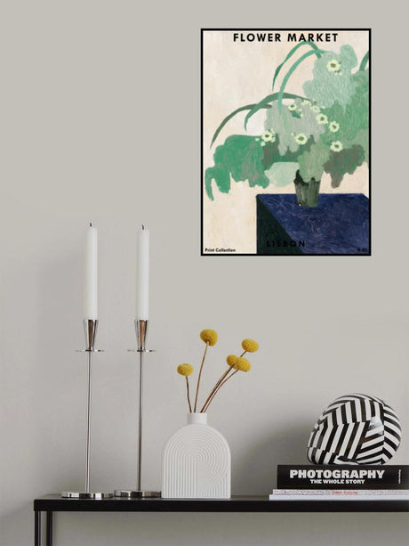Flower Market. Lisbon Poster och Canvastavla
