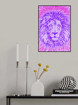 Lion Portrait – King of the Beasts Poster och Canvastavla