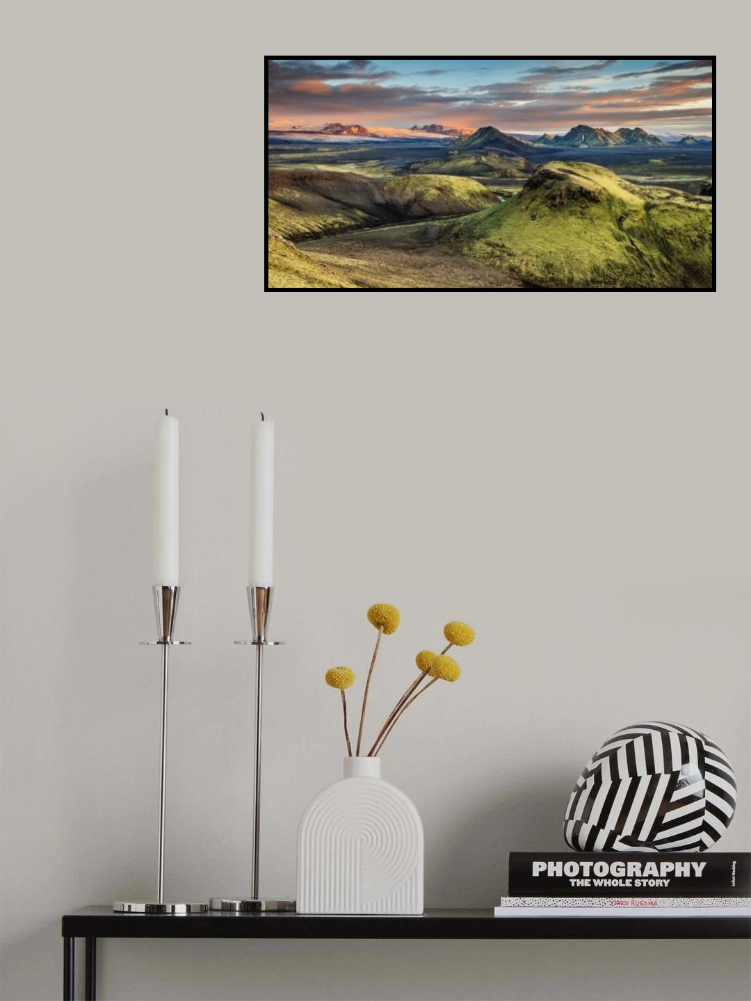 Evening Light Poster och Canvastavla
