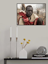 nomadic herder of the White Nile Poster och Canvastavla