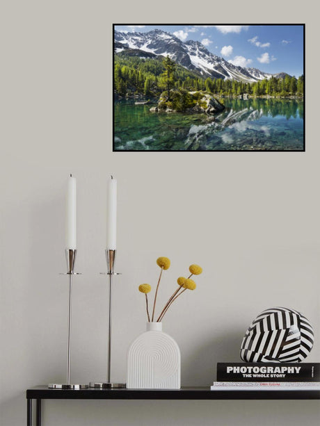 Green Mountain Lake Poster och Canvastavla