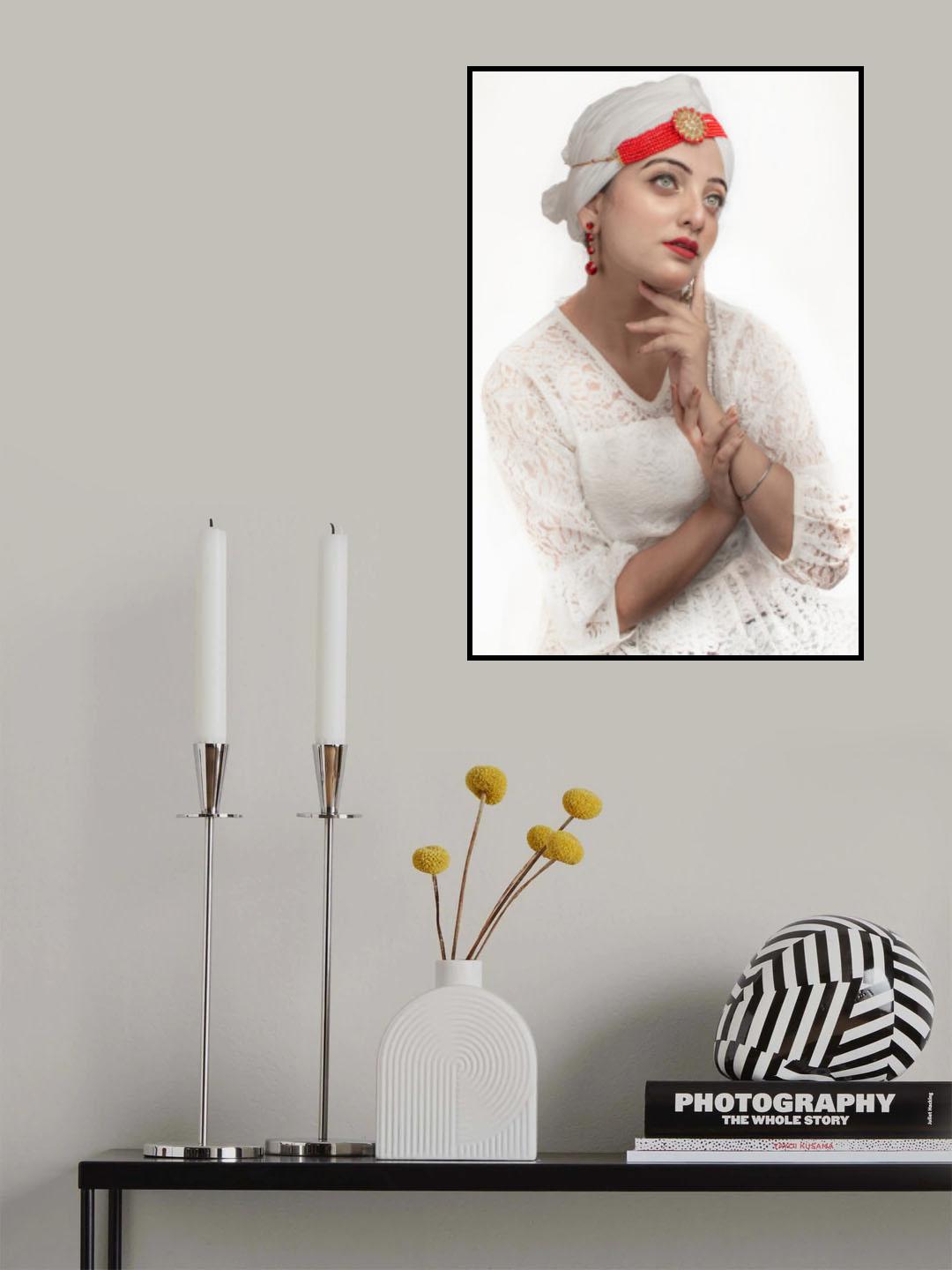 LADY WITH TURBAN Poster och Canvastavla