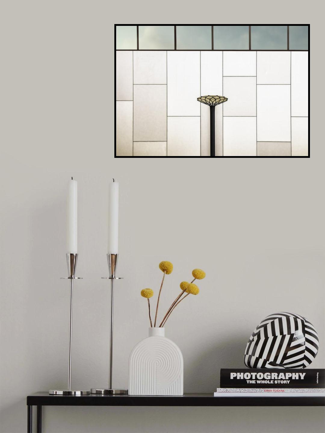flower lamp Poster och Canvastavla