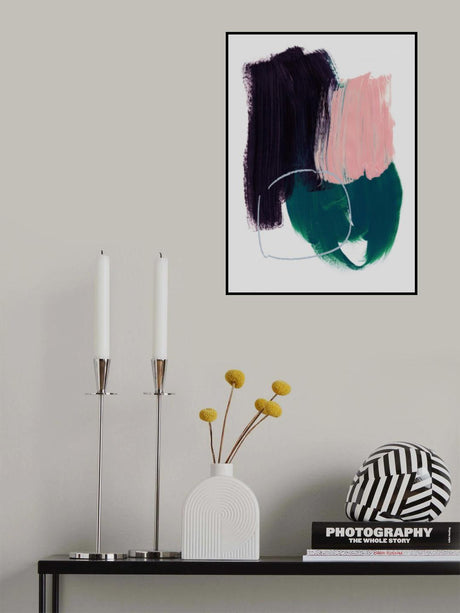 Abstract Brush Strokes 10 Poster och Canvastavla