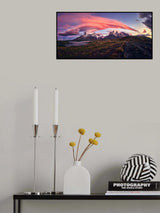 Sunrise in Patagonia Poster och Canvastavla